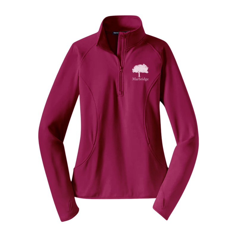 Ladies Sport-Wick® Stretch Quarter-Zip Pullover