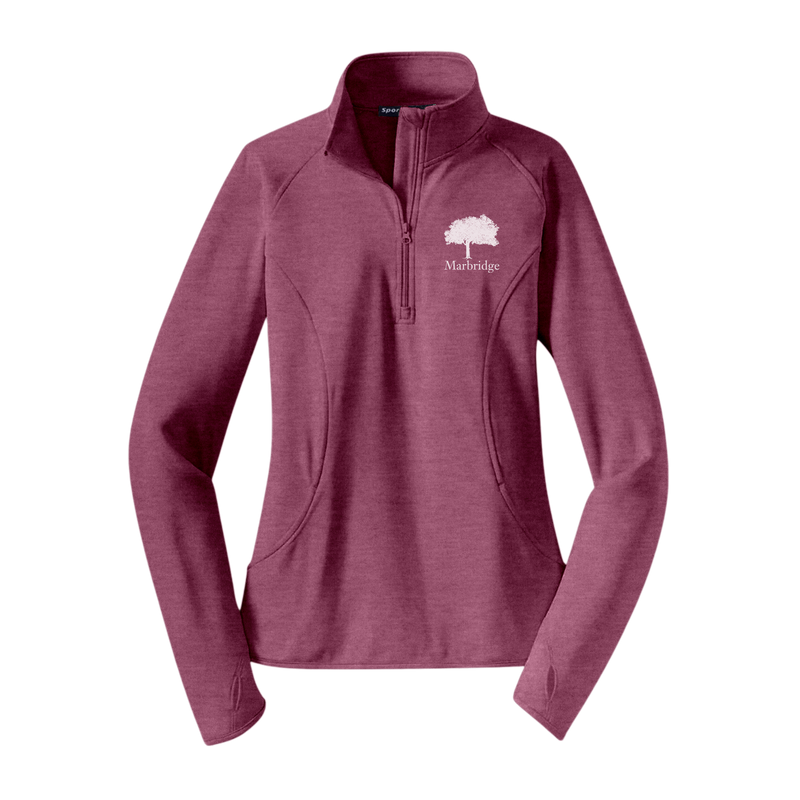 Ladies Sport-Wick® Stretch Quarter-Zip Pullover