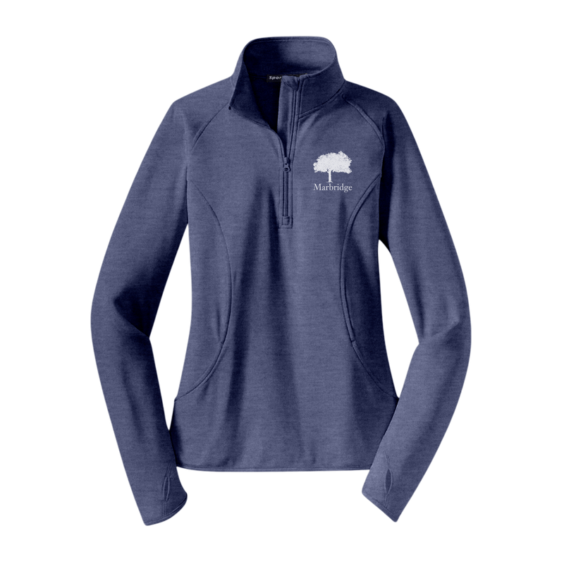 Ladies Sport-Wick® Stretch Quarter-Zip Pullover