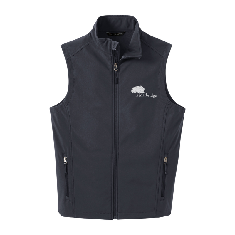 Men's Embroidered Soft Shell Vest