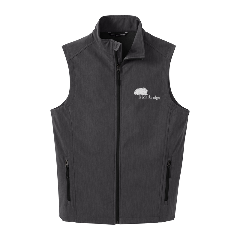 Men's Embroidered Soft Shell Vest