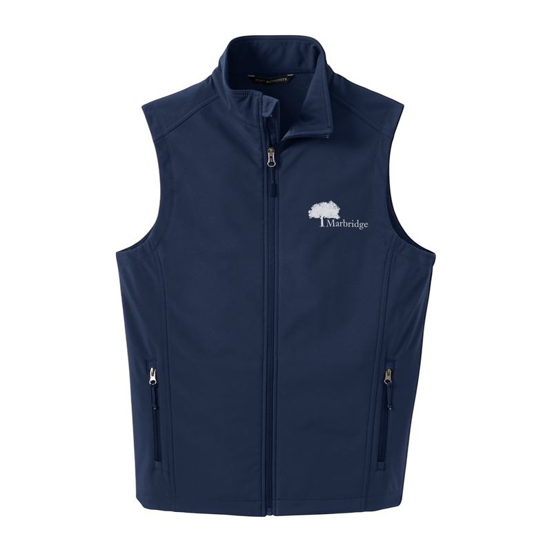 Men's Embroidered Soft Shell Vest
